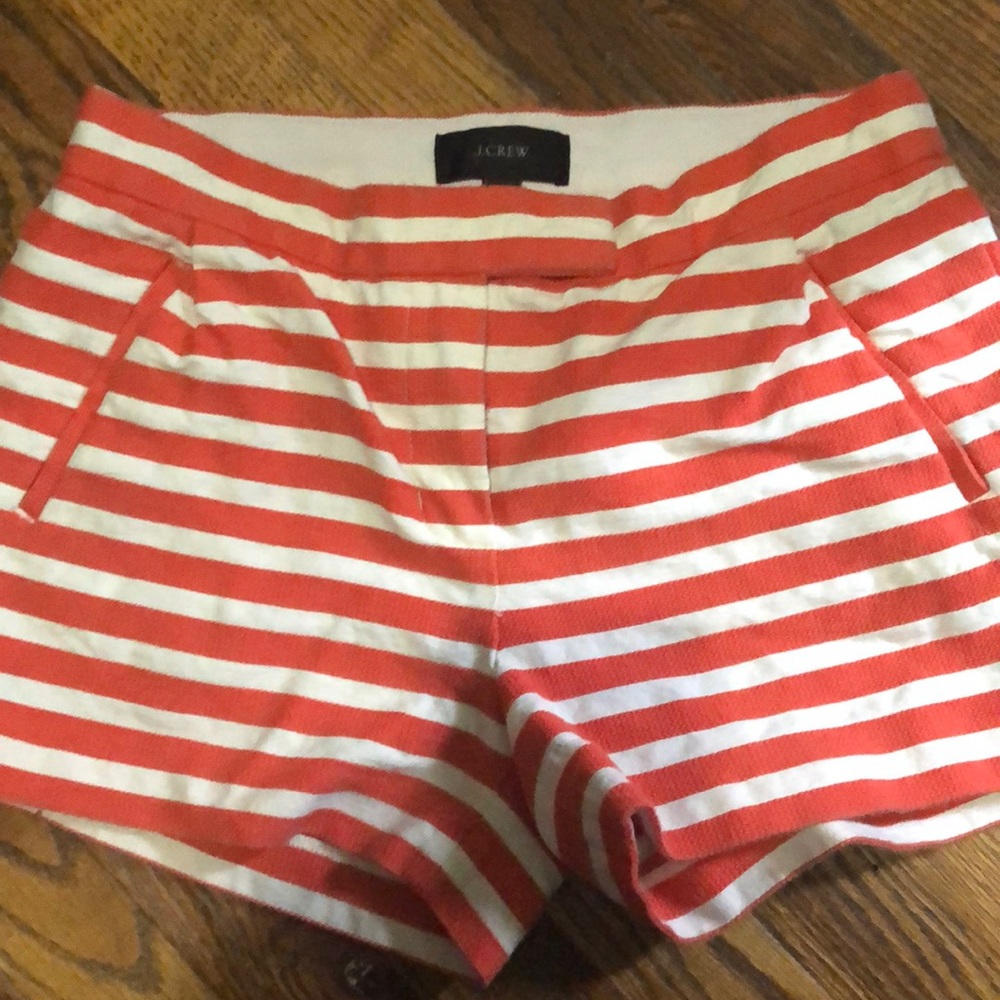 JCrew striped shorts